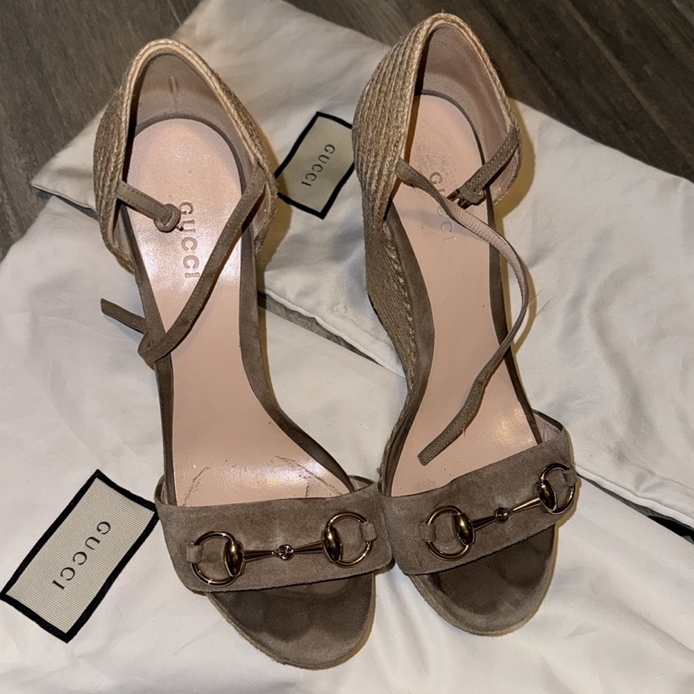 Authentic Gucci Wedges - Picture 2 of 8